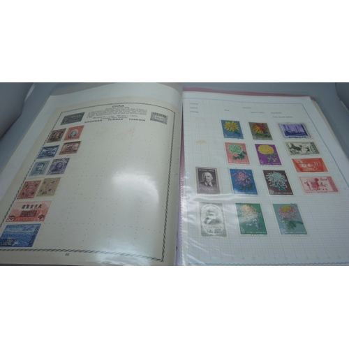 809 - Stamps; a file of mint and used China stamps