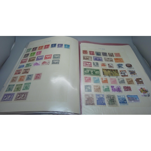 809 - Stamps; a file of mint and used China stamps