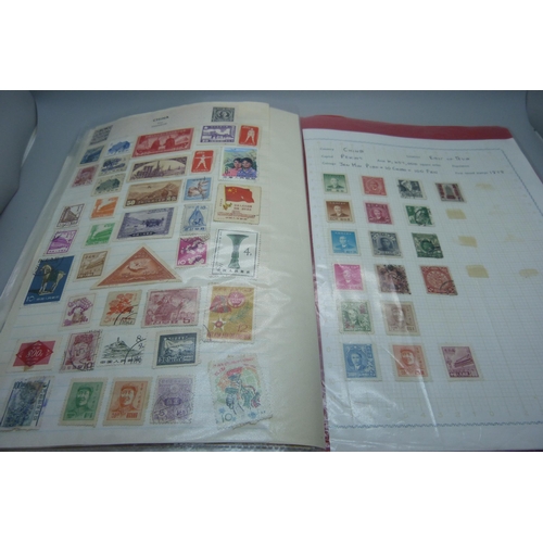 809 - Stamps; a file of mint and used China stamps