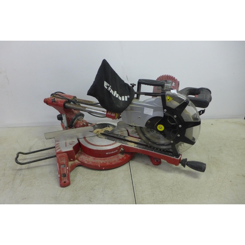 2104 - An Einhell TC-SM2534 dual 240v 250mm sliding mitre saw