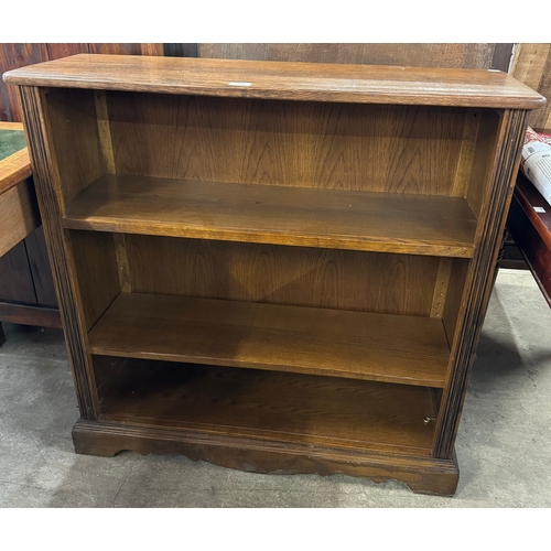 172 - An oak open bookcase