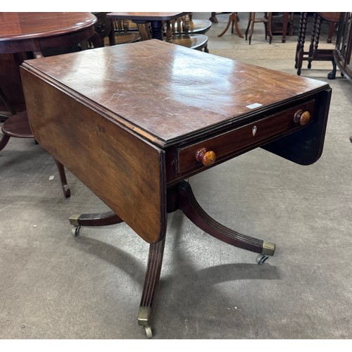 179 - A George IV mahogany drop leaf sofa table