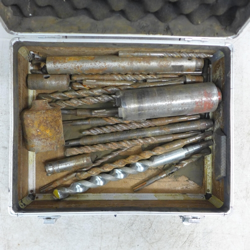 2123 - A case of approx 40 SDS drill bits including core cutting bits