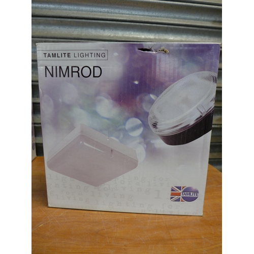 2434 - 7 boxes Tamlite Lighting Nimrod bulkhead lights