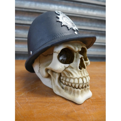 2438 - 6 boxed skull money boxes