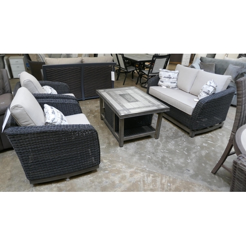1302 - Agio Cameron 4Pc Woven Deep Seating Set    , Original RRP £1416.66 + vat  (4203-21)   * This lot is ...