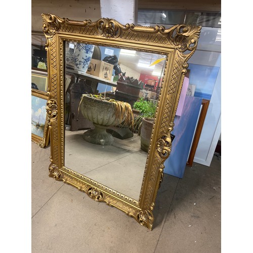 359 - A French style gilt framed mirror