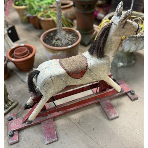 314 - A painted child's rocking horse