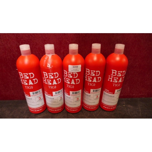 3098 - 5 x 750ml Tigi Bed Head Resurrection Shampoo/Conditioner, (327-586,587 )  * This lot is subject to V... 