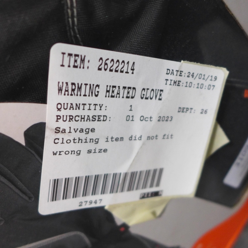 3109 - 2 x Warming Heated Gloves -Size L      (327-616,617 )  * This lot is subject to VAT