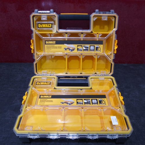 3120 - 2 Mixed Sized Dewalt Organisers (322-189) *This lot is subject to VAT