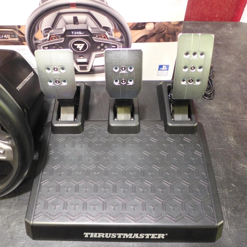 3122 - Thrustmaster T-248 Racing Wheel And Pedals (For Playstation), Original RRP £199.99 + VAT (322-4) *Th... 