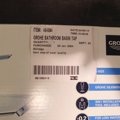 3126 - Grohe Bathroom Basin Mixer Tap (322-113) *This lot is subject to VAT