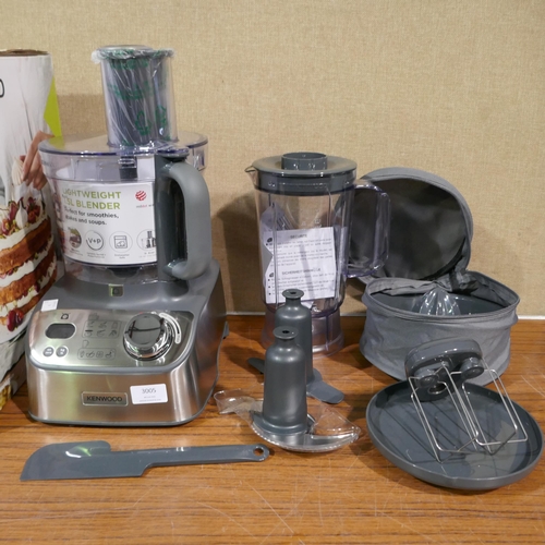 3005 - Kenwood Multipro Express Weigh+ Food Processor, Original RRP £109.99 + VAT (322-8) *This lot is subj... 