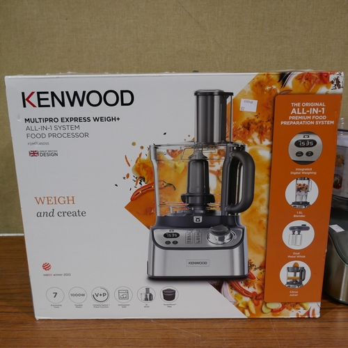 3005 - Kenwood Multipro Express Weigh+ Food Processor, Original RRP £109.99 + VAT (322-8) *This lot is subj... 