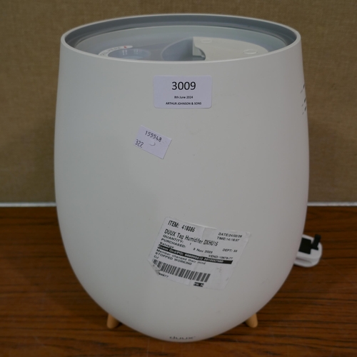 3009 - Duux Tag White Humidifier - No Lid (322-20) *This lot is subject to VAT