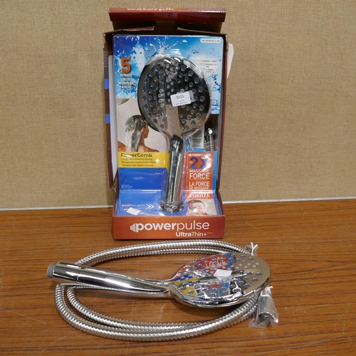 3015 - 2 x Waterpik Powerpulse Shower Head And Hoses (322-38,39) *This lot is subject to VAT