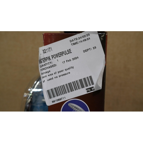 3015 - 2 x Waterpik Powerpulse Shower Head And Hoses (322-38,39) *This lot is subject to VAT