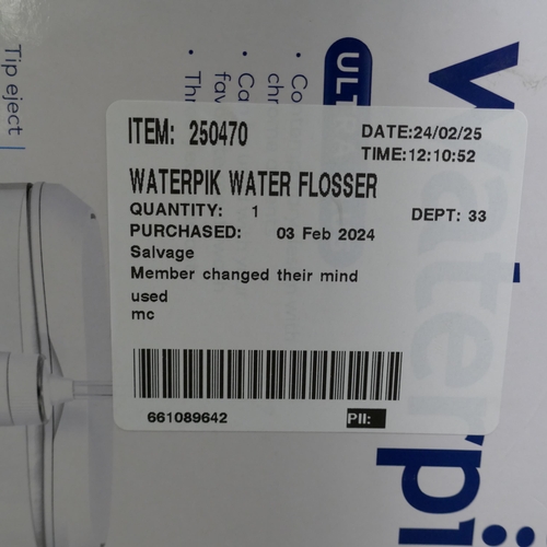 3022 - Waterpik Water Flosser   Wp150/Wp470Uk (322-14) *This lot is subject to VAT