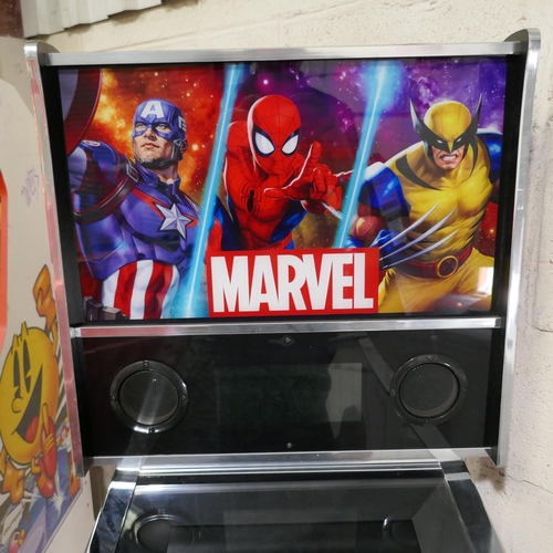 3025 - Arcade1up Marvel Digital Pinball Machine - No Power Lead (322-254) *This lot is subject to VAT