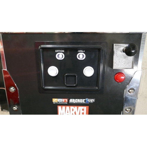 3025 - Arcade1up Marvel Digital Pinball Machine - No Power Lead (322-254) *This lot is subject to VAT