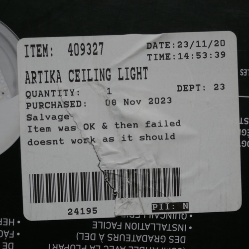 3033 - Artika LED Horizon Ceiling Light     - This lot requires a UK adaptor       (327-43 )  * This lot is... 