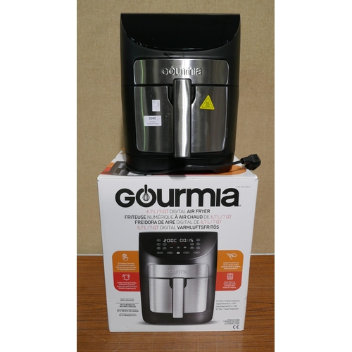 3040 - Gourmia Air Fryer 7Qt   - This lot requires a UK adaptor      (327-84 )  * This lot is subject to VA... 