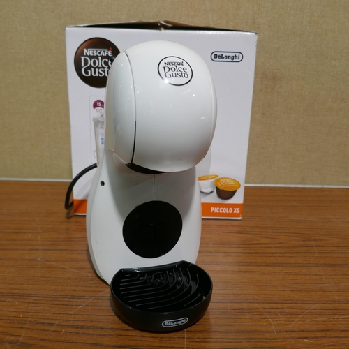 3044 - Dolce Gusto Piccolo XS Coffee Pod Machine   - This lot requires a UK adaptor         (327-72 )  * Th... 