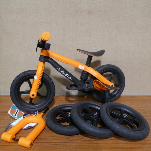 3053 - Chillafish Balance Bike With Spare Wheels/Parts   (327-81 )  * This lot is subject to VAT