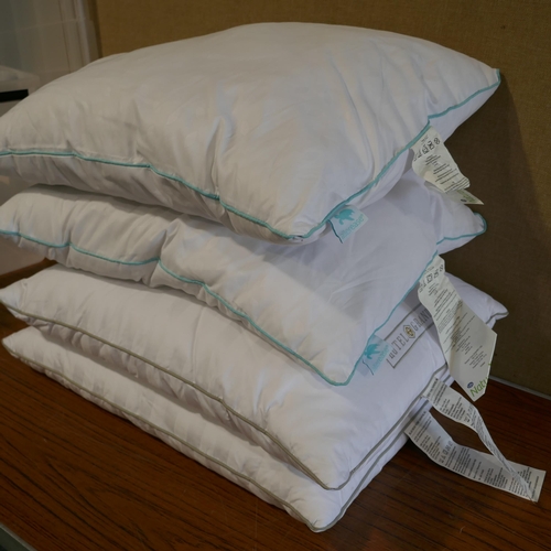 3078 - Iris 70L Storage Box, 2 Hotel Grand Down Pillows And 2 Life Natural Pillows (327-590,615 )  * This l... 