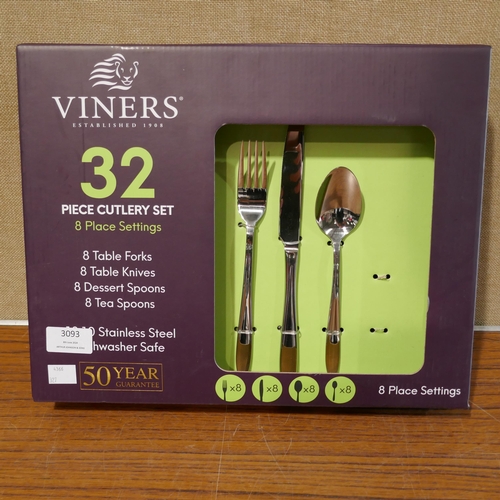 3093 - Viners Cutlery Set - Incomplete    (327-495 )  * This lot is subject to VAT