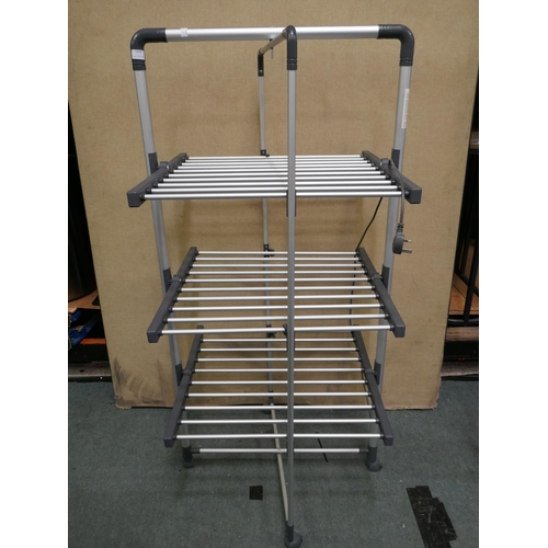 3366 - Black & Decker Heated Tower Airer   , Original RRP £99.99 + VAT (322-57) *This lot is subject to VAT