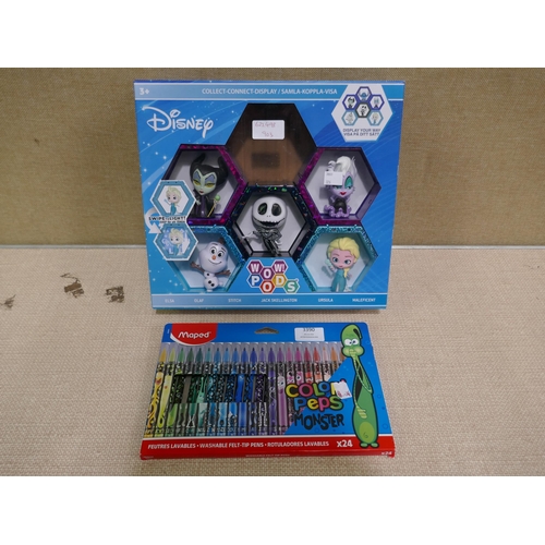 3390 - Maped Monster Colouring Pack And Disney Wow Pods  (326-242,446) This lot is subject to vat