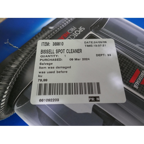 3409 - Bissell Spot Upholstery Cleaner, Original RRP £99.99 + VAT (322-96) *This lot is subject to VAT