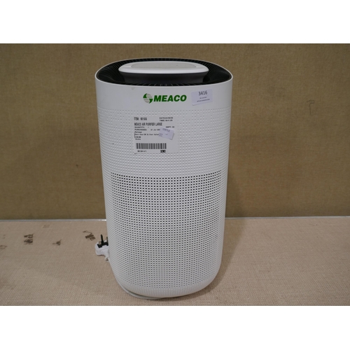 3416 - Meaco Large Air Purifier, Original RRP £159.99 + VAT (322-89) *This lot is subject to VAT