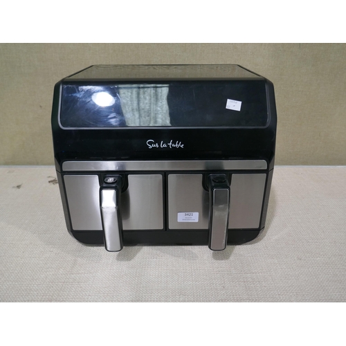 3421 - Sur La Table Double Air Fryer    (322-101) *This lot is subject to VAT