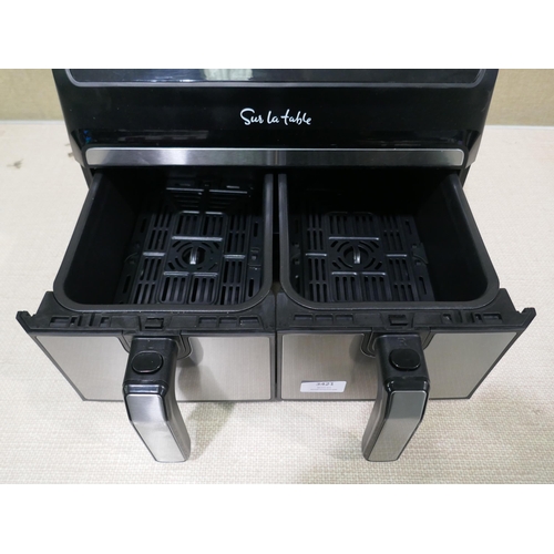 3421 - Sur La Table Double Air Fryer    (322-101) *This lot is subject to VAT