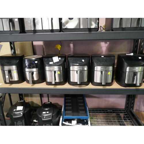 3434 - 6 x Scrap Gourmia Air Fryer's 7Qt     (322-29,30,141,186,225,226) *This lot is subject to VAT