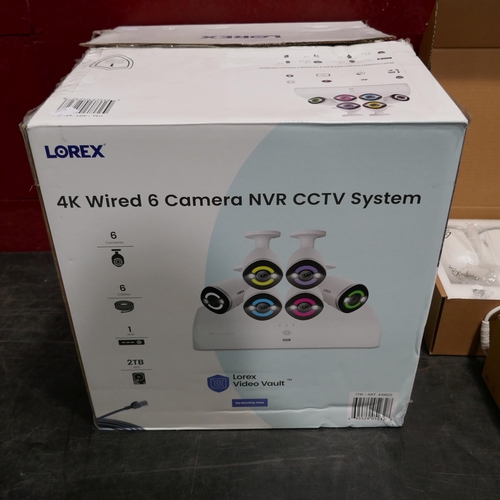 3127 - Lorex 4K Wired 6 Camera CCTV NVR System - Model Tn84628A6-Ep, Original RRP £599.99 + VAT (322-84) *T... 