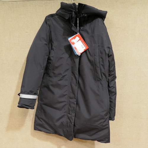 3253 - Black ladies Helly Hansen Bouvet down coat (size S). *This lot is subject to VAT