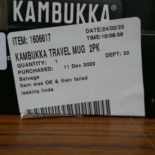 3256 - Kambukka Travel Mug's (322-147) *This lot is subject to VAT