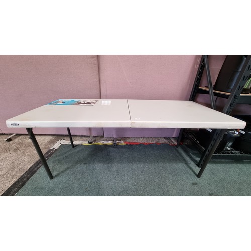 3436 - Lifetime 6Ft Folding Table     (327-561 )  * This lot is subject to VAT