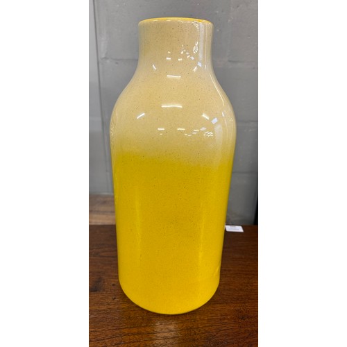 1490A - A Large Yellow Ombre vase