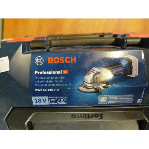 2244 - 3 Bosch stackable toolboxes - empty