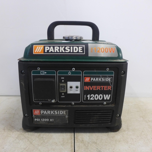 2007 - A Parkside PGI 1200 A1, 1200W petrol driven inverter generator