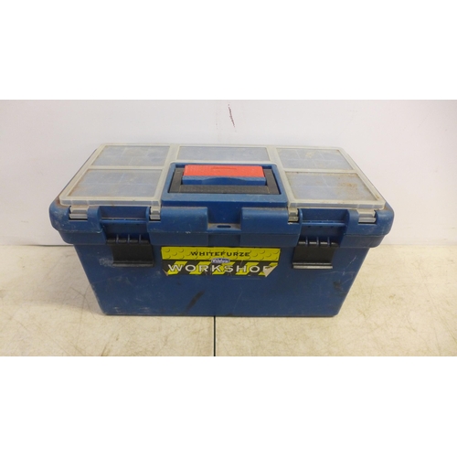 2024 - A Bauker PDH32G.2 240v SDS breaker drill in a case with a quantity of drill bits and a toolbox of as... 