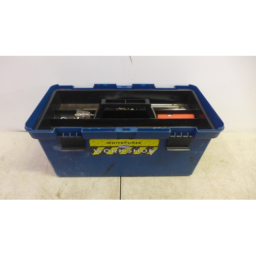 2024 - A Bauker PDH32G.2 240v SDS breaker drill in a case with a quantity of drill bits and a toolbox of as... 