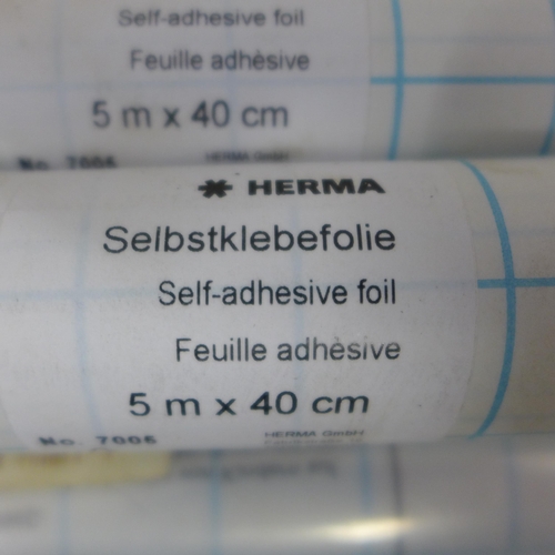 2051 - 7 rolls of self-adhesive covering film