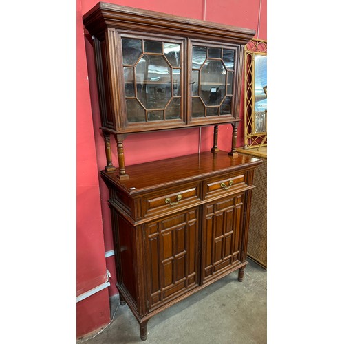 103 - A Victorian walnut bookcase