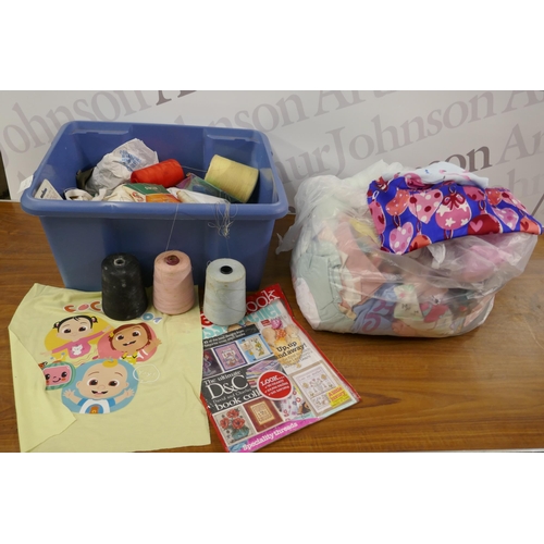 2294 - A box of assorted haberdashery